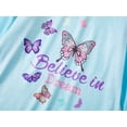 thumbnail image 5 of Beezizac Butterfly Pajamas for Tween Girls Soft Cute 2-Piece Fall PJ Set Big Kid Size 16, 5 of 7