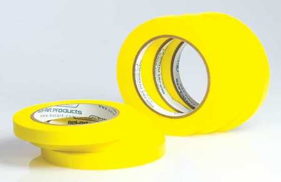 SP SCIENCEWARE F134850050 Label Tape,Yellow,1/2 in.,PK6