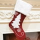 thumbnail image 3 of Bolsa de regalo para calcetines, adornos para árbol de Navidad, calcetines rojos de Navidad, set de regalo, decoración festiva para el hogar, almacenamiento plegable, tela de algodón suave,, 3 of 7