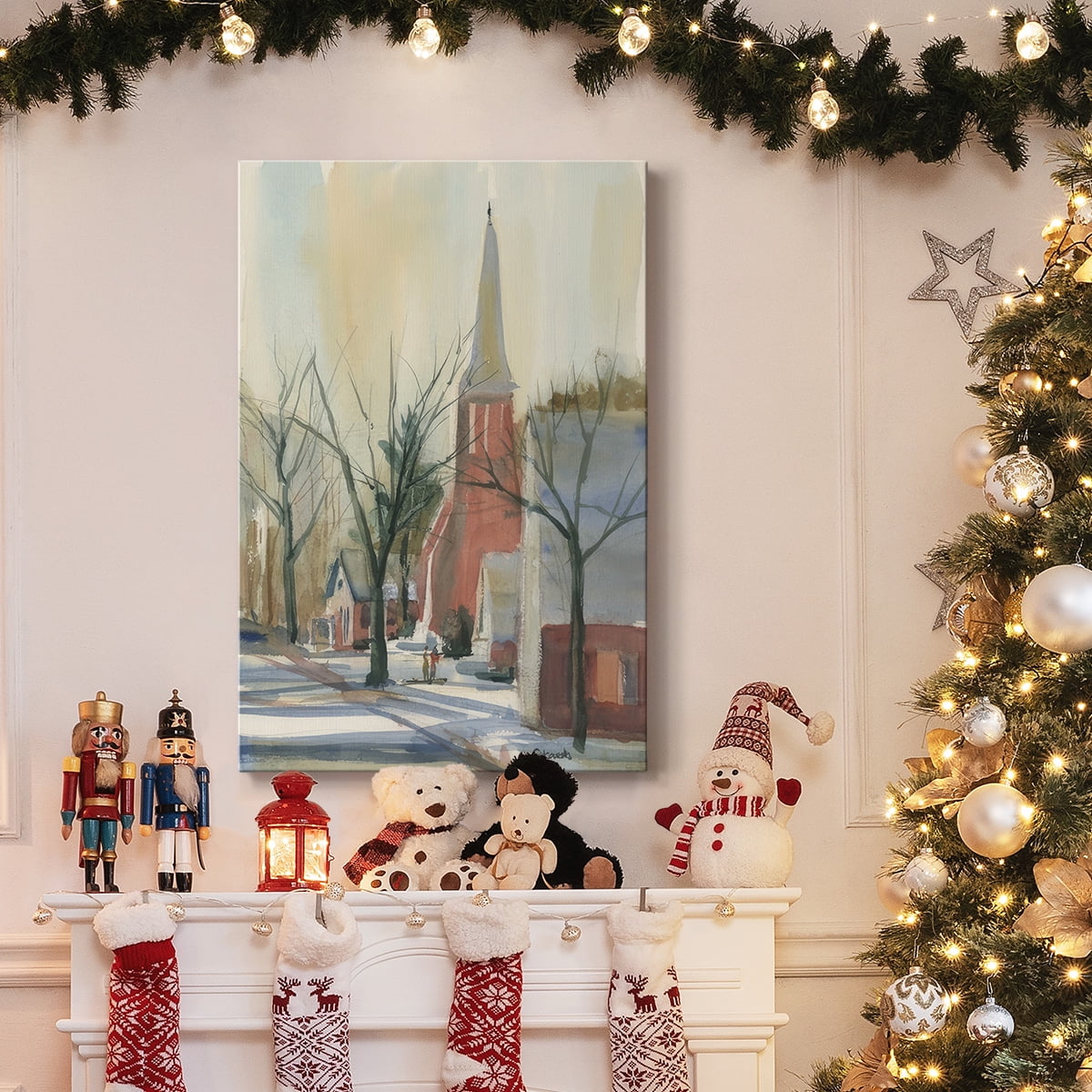 New England Main Street- Gallery Wrapped Canvas