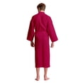 thumbnail image 2 of Men's Waffle Spa Bathrobe - Long, Lightweight, Absorbent, 2 of 5