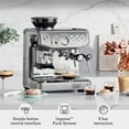 thumbnail image 4 of Breville - Barista Express Impress Espresso Machine - Brushed Stainless Steel, 4 of 5
