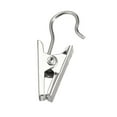 thumbnail image 4 of Uxcell 18mm Curtain Clips Metal Chrome Plated Silver Tone 20 Pack, 4 of 6