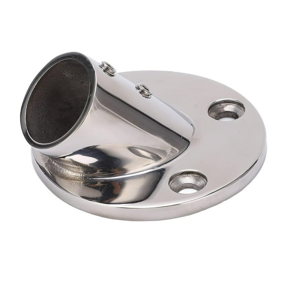 Handrail Fittings, Heavy Duty Rustproof Handrail Round Base Precision For 25mm(45) Tube