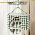 thumbnail image 1 of YAOMOBB Socks Drying Bag Large Capacity Clothes Drying Basket Windproof Drainage Hanging Sweater Dryer Cage, 1 of 6