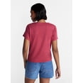 thumbnail image 3 of No Boundaries Washed Relaxed Fit Cotton Tee, Women's XXS-XXL, 3 of 5
