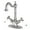 Brushed Nickel, variant on Kingston Brass KS1432BPL Bel-Air Two-Handle Bathroom Faucet with Brass Pop-Up and Cover Plate, Polished Brass