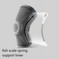 thumbnail image 4 of Knee Sleeve for Men and Women, Compression Knee Braces for Sport Joint Pain Relief Gray - Size L, 4 of 5