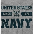 thumbnail image 2 of United States Navy Logo Since 1775 Romper Boys or Girls Infant Baby Brisco Brands 12M, 2 of 6