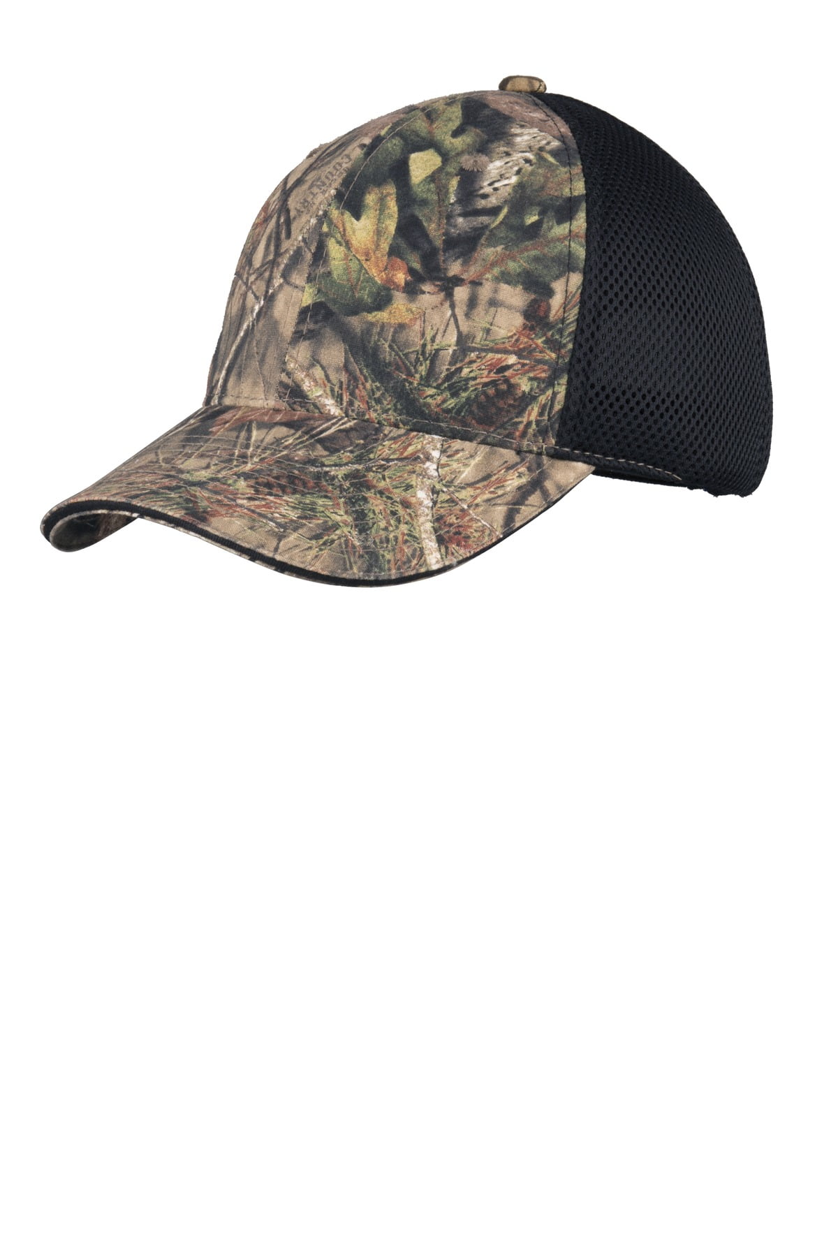 Port Authority C912 Camouflage Cap with Air Mesh Back, Mossy Oak Break-Up  Country/Black Mesh, OSFA 