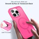 thumbnail image 3 of Funda Vooii para iPhone 13 Pro magnética translúcida rosa intenso, 3 of 7