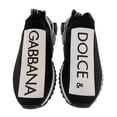 thumbnail image 2 of Dolce & Gabbana Black/White Logo Knit Slip On Sneakers-EU35 for womens, 2 of 5
