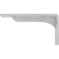 thumbnail image 4 of Ekena Millwork 2"W x 8"D x 4 1/4"H Embrey Steel Bracket, Hammered White, 4 of 11