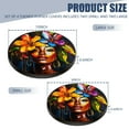 thumbnail image 2 of Electric Stove Burner Covers,4 Pcs Round Gas Burner Cover,8 and 10 Inch,Flower - crowned Beauty in Vivid Expression, 2 of 7