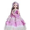thumbnail image 2 of Muñeca articulada de 24 pulgadas, muñeca de princesa con vestido y accesorios, muñeca de moda, muñecas BJD para el mejor regalo, colección de juegos d princesa dalinsi Sunnimix  rótula muñeca, 2 of 8