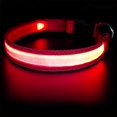 thumbnail image 3 of LED Luminous Dog Collar, Luminous Dog Collar, Rechargeable and Adjustable Length, Waterproof Safety Pet Collar for Dogs and Cats - S - Red, 3 of 7