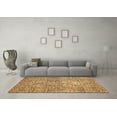 thumbnail image 3 of Ahgly Company Indoor Rectangle Abstract Brown Modern Area Rugs, 8' x 10', 3 of 4