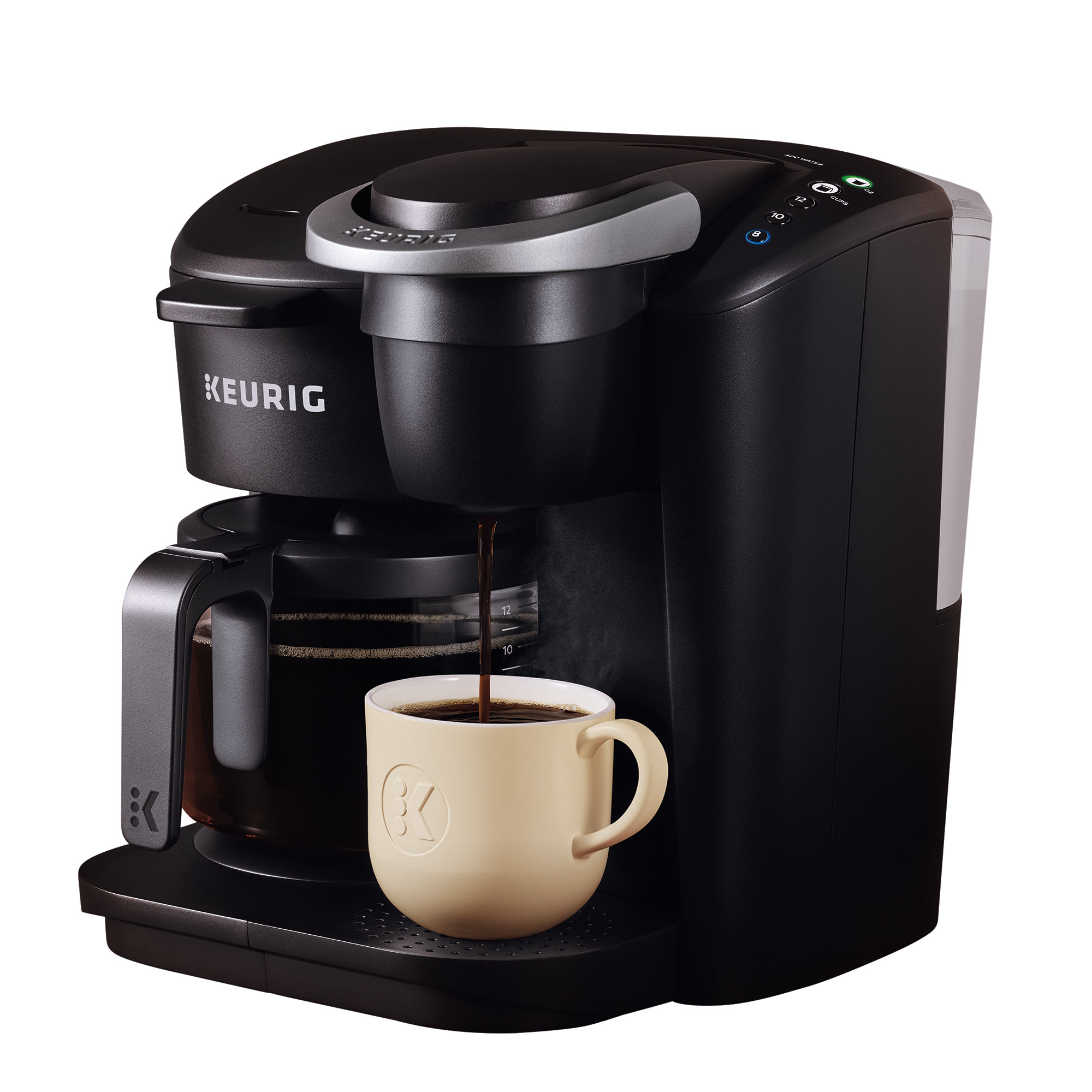 Keurig K-Duo Essentials Black Single-Serve K-Cup Pod Coffee Maker, Black - image 16 of 19