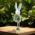 thumbnail image 5 of CoreLiving Easter Hanging Decorations Cute Flower Bunny Ornaments Handmade Felt Light Color Spring Summer Mini Easter Tree Decor for Home Office Party Favor, 5 of 6