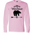 thumbnail image 3 of Inktastic Meemaw Bear Grandma Gift Long Sleeve T-Shirt, 3 of 5