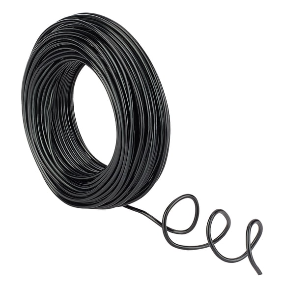1 Roll 9 Gauge Aluminum Wire 25m Black Aluminum Modelling Craft Wire for Jewelry Craft Modelling Making Armatures and Sculpture 3mm in Diameter DIY