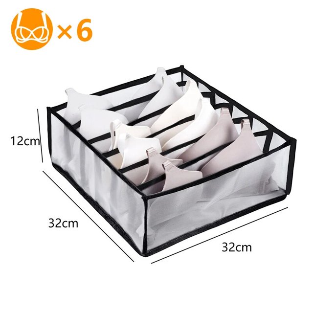 Organizador de ropa, caja de almacenamiento de Jeans, armario de ropa con compartimentos, calcetines, ropa interior, sujetadores