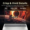 thumbnail image 4 of HP 15.6" FHD IPS Touchscreen Laptop, AMD Ryzen 7 7730U, 64GB RAM, 2.28TB Storage (2TB SSD+288GB Docking Station Set), AMD Radeon Graphics, Numeric Keypad, Windows 11 Pro, Silver, 4 of 9