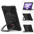 thumbnail image 2 of XYX Case for Lenovo Tab M10 Plus 3rd Gen 10.6 Inch 2022 (Model:TB-125F/TB-128F), 360 Degree Rotating Hand Grip Shockproof Cover with Shoulder Strap, Black, 2 of 7