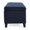 Dark Blue, variant on Indoor Forest Green Storage Ottoman Bench - 51.25''L Upholstered Entryway