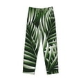 thumbnail image 4 of Xecao Tropical Palm Leaves1 Men's Straight Lounge Pajama Pants: The Ultimate in Comfortable Sleepwear, 4 of 9