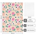thumbnail image 2 of 2 Pcs Pioneer Flower Floral Print Pattern Kitchen Towels, Funny Microfiber Dish Towel Set, 18" X 26" Tea Towels, 2 of 6