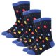 thumbnail image 2 of Calcetas de Dibujo SockPacMan01 3Pares 6.5-10.5US PacMan Calcetines Tubo Medio Algodón., 2 of 2