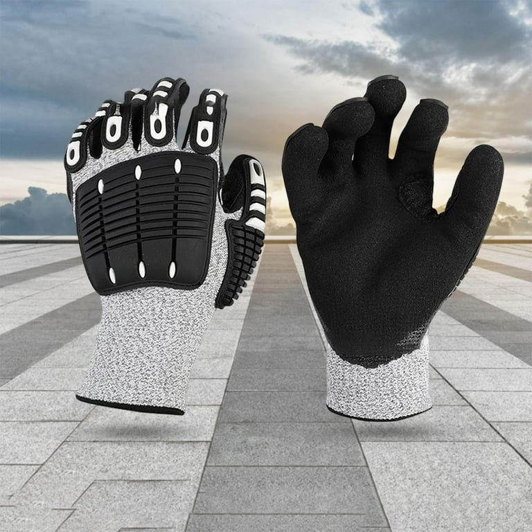 Cut Resistant Gloves Impact Protection for Shucking Yard Plumbing Hand Protection  Men 