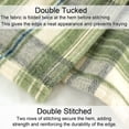 thumbnail image 5 of Tahoe Heavyweight Oversized Washable French Wool Plaid Twin Blanket, Olive, 5 of 9
