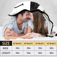 thumbnail image 4 of Custom Blanket with Photo Text, Personalized Gifts for Women Men, Customized Picture Blanket for Baby Mother Father Adult Friends Lovers Dog Pets, Birthday Anniversary Halloween Christmas, 4 of 6