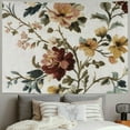 thumbnail image 2 of Autua Floral Design Baroque Tapestry Wall Hanging Home Decor 40x30inch, 2 of 6