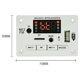 thumbnail image 5 of Placa decodificadora de MP3 WMA WAV FLAC APE con Bluetooth, manos libres y amplificador de radio Blanco, 5 of 7
