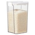 thumbnail image 3 of Washranp Clear Canister with Leakproof Lids,Airtight Food Storage Container Jar for Kitchen Noodles Flour Cereal Rice Sugar Tea, 3 of 9