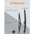 thumbnail image 3 of AUTOXBERT Rear Windshield Back Wiper Arm Blade Set 05139836AB Replacement for Jeep Grand Cherokee WK 2005-2010, 3 of 9