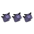 thumbnail image 2 of Methold Pack de 2 sillines de pollo con correas ajustables, tela Oxford, delantal para gallinas, ala trasera de aves, accesorio de protección Violeta 3piezas, 2 of 6
