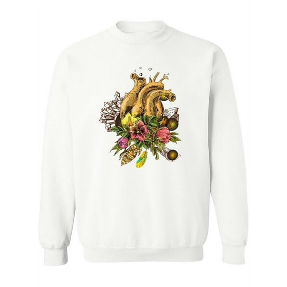 Bohemian Heart Sweatshirt Women -Image by Shutterstock, Female Medium