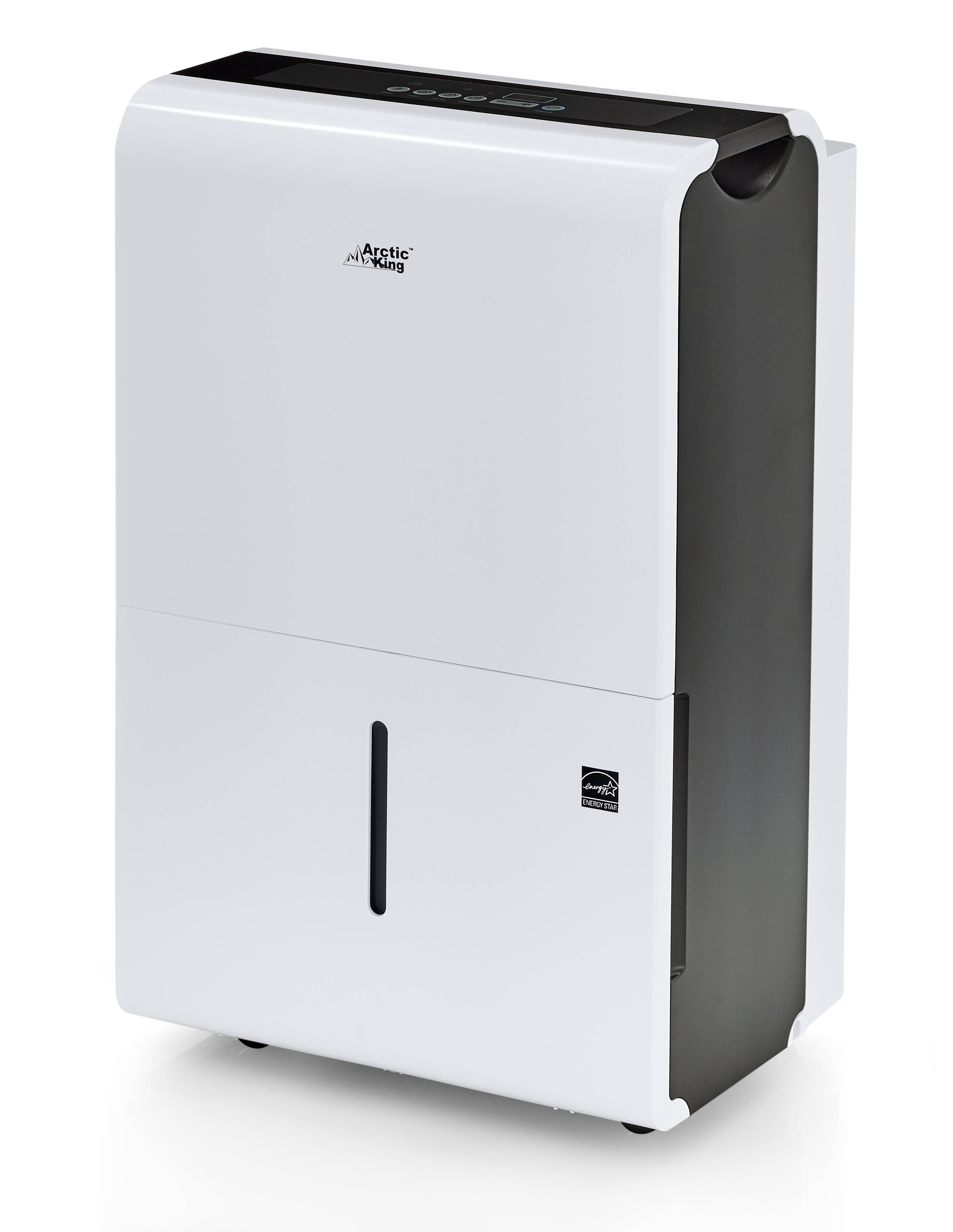 Arctic King Energy Star 70 pt 4,500 sq ft Dehumidifier in White - Auto Restart, 24 Hour Timer
