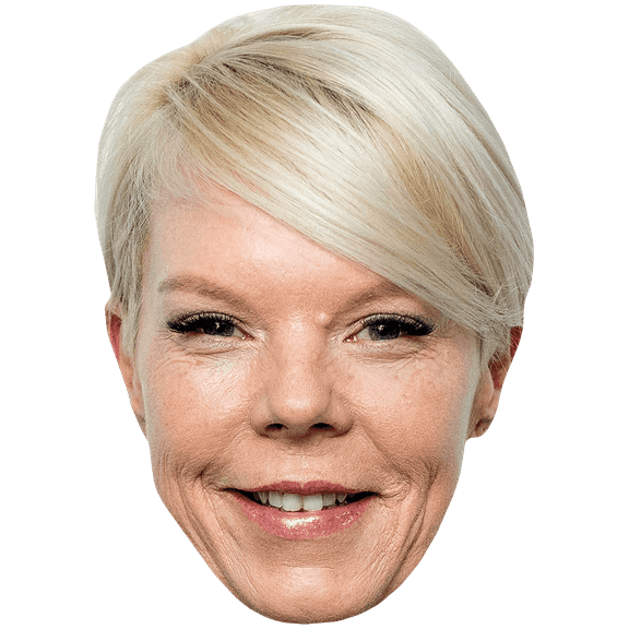 Tabatha Coffey (Smile) Celebrity Mask, Flat Card Face, Fancy Dress Mask