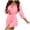 Hot Pink, variant on Tao Tao Women's Pure Short Silky Robes Bridesmaid Bride Party Satin Robes Sleepwear Pink Free Size