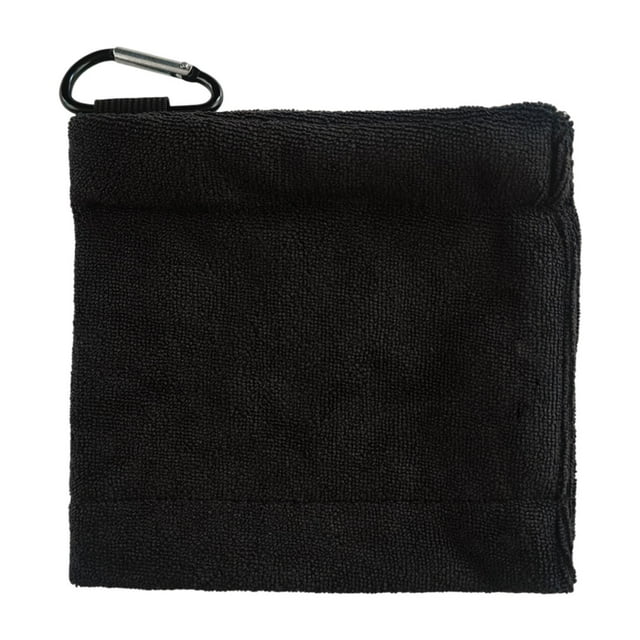Toalla de limpieza de bolas de golf accesorios de golf de golf de golf Negro