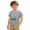 1-Grey1863, variant on Boys Easter Short Sleeved T-Shirt Cartoon Bunny Print Round Neck T Shirt, Sizes 2-14