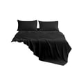 thumbnail image 3 of Sentmoon Fitted Sheets Fitted Sheet Bed Sheet Set 3 Piece Solid Color Brushed Microfiber Core Bedding Set Soft Breathable Deep Pocket Fitted Sheet Flat Sheet Pillowcase Set for Guest Room, 3 of 7