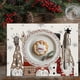 thumbnail image 5 of Manteles individuales de lino, adornos navideños, manteles individuales de invierno para árbol de Navidad de 30 x 45 cm, manteles navideños para fiestas, cocinas, comedores, Halloween, otoño, decoraci, 5 of 6