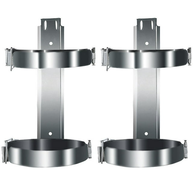 2pcs Fire Extinguishers Holder Heavy Duty Iron Fire Extinguishers Hanger Wall Brackets 2kg