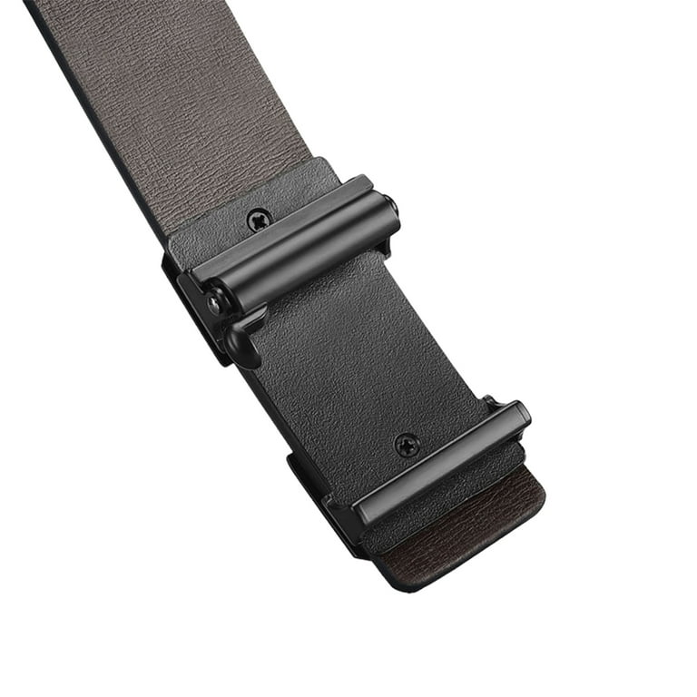 Men's Adjustable Click Ratchet Dress Belt - Sliding Buckle, Exact Fit for  34-40" Waists - Walmart.com